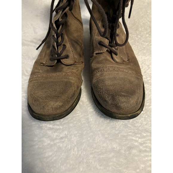 Steve Madden Mens Size 13 D Brown Suede Laces Zip Ankle Casual Boots main image 10